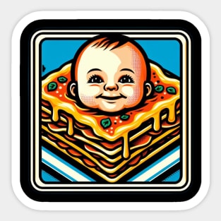 baby lasagna Sticker